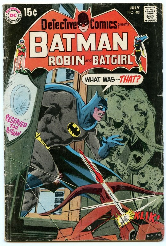 Detective Comics 401 Jul 1970 VG- (3.5)