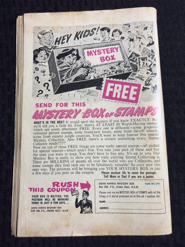 Vintage WORLD'S FINEST Australian Comic #58 VG 4.0 Superman / Batman