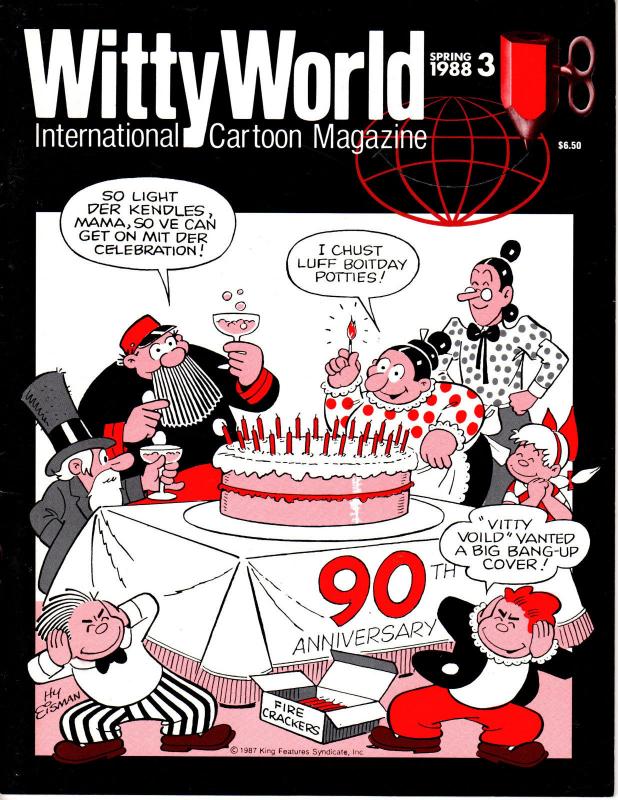 WittyWorld- International Cartoon Magazine Spring 1988 #3 Ralph Bakshi 