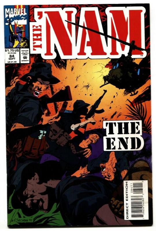 The 'Nam #84-Hard to find last issue-Low Print Run-Marvel VF/NM