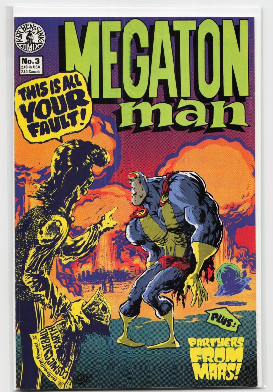 Megaton Man #3 (1985) Megaton Man