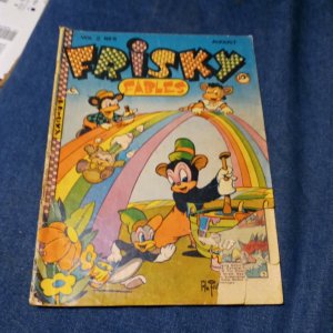 FRISKY FABLES VOL.2 (1946 Series) #5 Golden age funny animal cartoon Comics