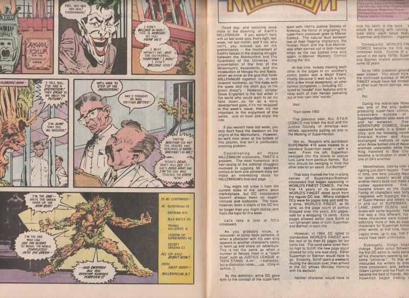 Millennium # 2   Human Evolution comes to the DC Universe