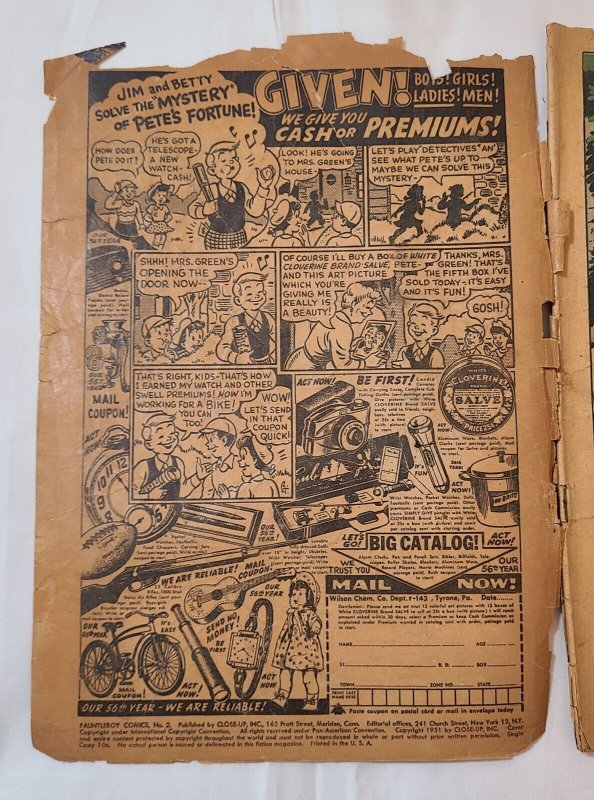 Super Duck Presents Flauntleroy #2 (Archie Comics 1951) Poor