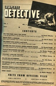 Complete Detective Cases 5/1941-Joe Simon-Billion Dollar Murders- True Crime