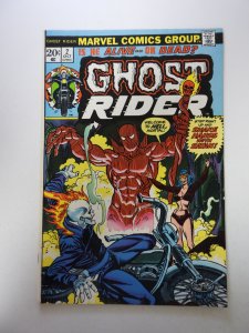 Ghost Rider #2 (1973) 1st Full App of Daimon Hellstrom FN- condition