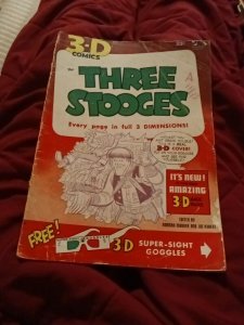 The Three Stooges 3D #3 st John 1953 golden age 3-d cover precode humor comics