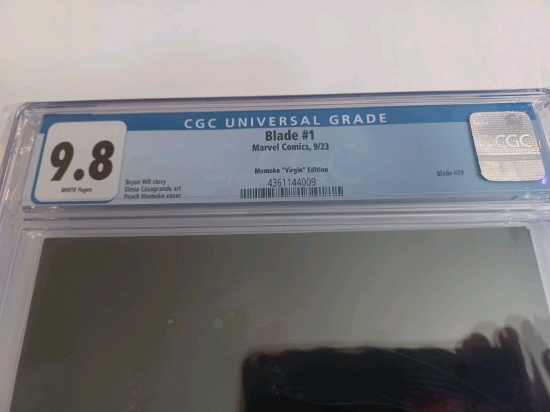 Blade #1 1:50 Momoko Virgin Variant - 1st Appearance - 2023 - CGC 9.8