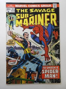 Sub-Mariner #69 (1974) Sub-Crease Sharp VG+ Condition!