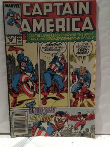 Captain America #355 Newsstand Edition (1989)