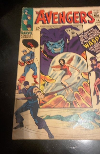 The Avengers #26 (1966)early Scarlett with and wasp app