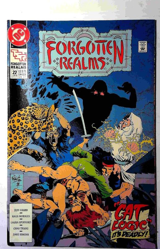 Forgotten Realms #22 (1991) DC Comics Omen Vartan Ishi Foxilon 1st Print Comic
