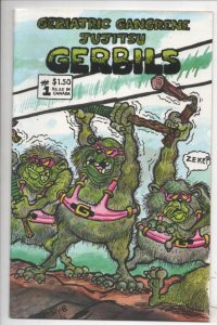 GERIATRIC GANGRENE JUJITSU GERBILS #1, NM-, 1986, Planet X, 1st print