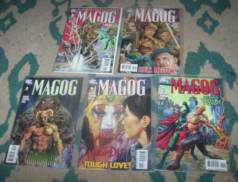 MAGOG # 1 2 3 4 5 2009 DC   JSA JUSTICE SOCIETY GIFFEN KINGDOM  COME