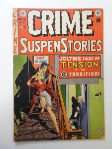 Crime SuspenStories #18 (1953) GD Condition 2 in spine split