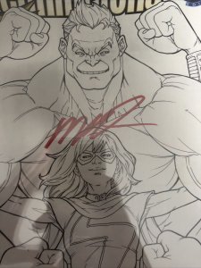 Champions (2016) # 1 (CGC SS 9.8 WP) | Signed By Humberto Ramos Census = 4