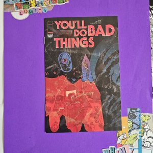 WE'RE TAKING EVERYONE DOWN WITH US & YOU'LL DO BAD THINGS ASHCAN FLIP BOOK