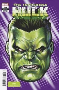 Incredible Hulk #10 Mark Brooks Headshot Var Marvel Comic Book 2024