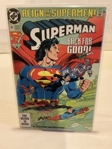 Superman #82  1993  9.0 (our highest grade)  Standard Cover