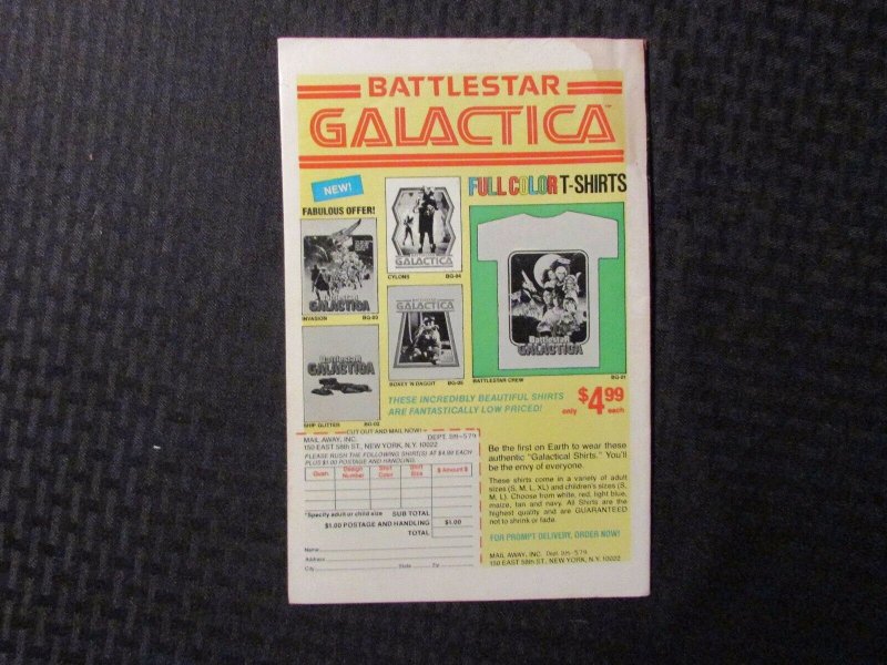 1979 BATTLESTAR GALACTICA #3 VG+ 4.5 Ernie Colon