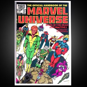 The Official Handbook of the Marvel Universe #13 (1984) Banshee Marvel Comics