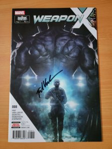 Weapon X #8 Signed Fred Van Lente ~ NEAR MINT NM ~ 2017 Marvel Comics