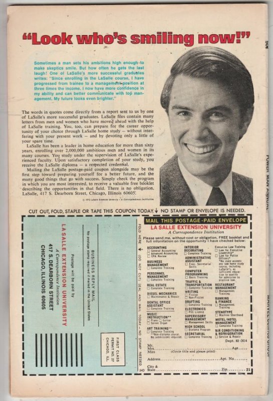 Luke Cage Power Man King-Size Annual #1 (Jan-76) VF+ High-Grade Luke Cage