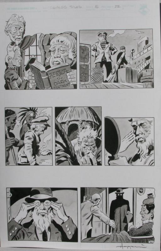 TIGRESS TALES #5 Original Mike Hoffman art, Page #22, Signed, published