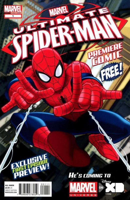 ULTIMATE SPIDER-MAN: PREMIERE COMIC #01 (2012) TY TEMPLETON |  DIRECT EDITION
