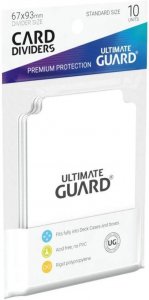 Ultimate Guard Card Divider (10 Pack), White