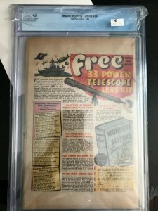 Marvel Mystery Comics #74 Alex Schomburg Cover 4.5 CGC Golden Age Classic 