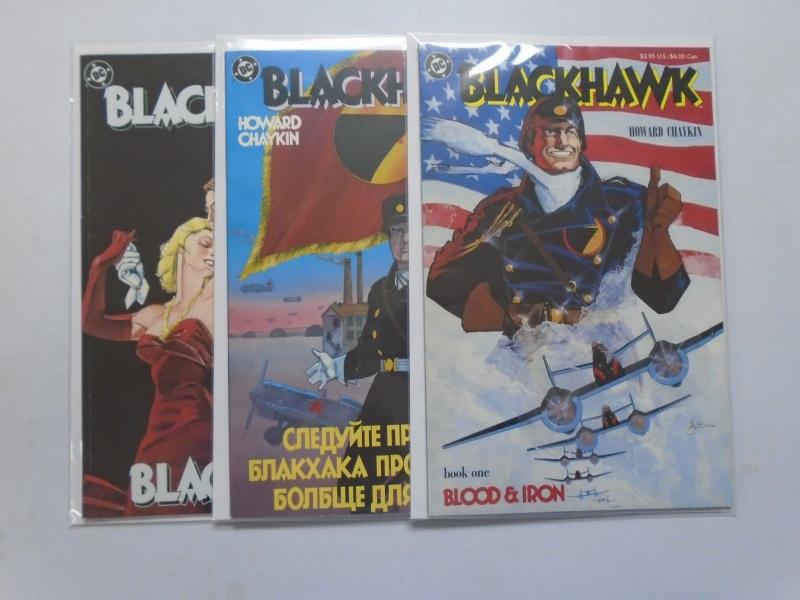 Blackhawk #1-3 - 6.0 FN - 1988