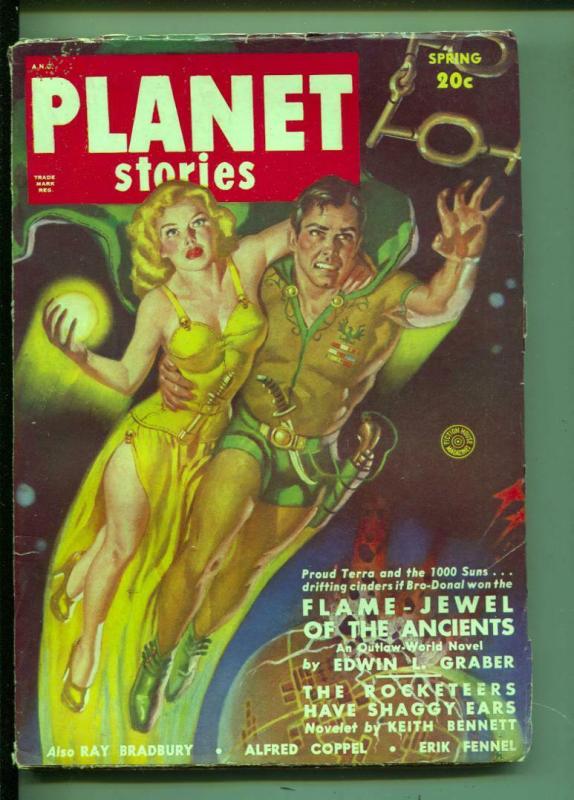 Planet Stories-Pulp-Spring/1950-Ray Bradbury-Forever And The Earth