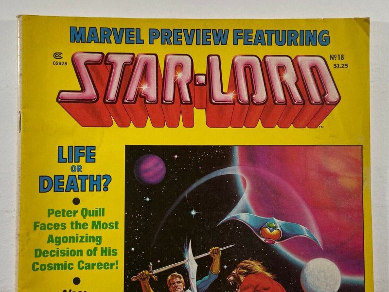 Marvel Preview #18 4th Appearance of Star-Lord Bob Larkin Cover 1979 Magazine