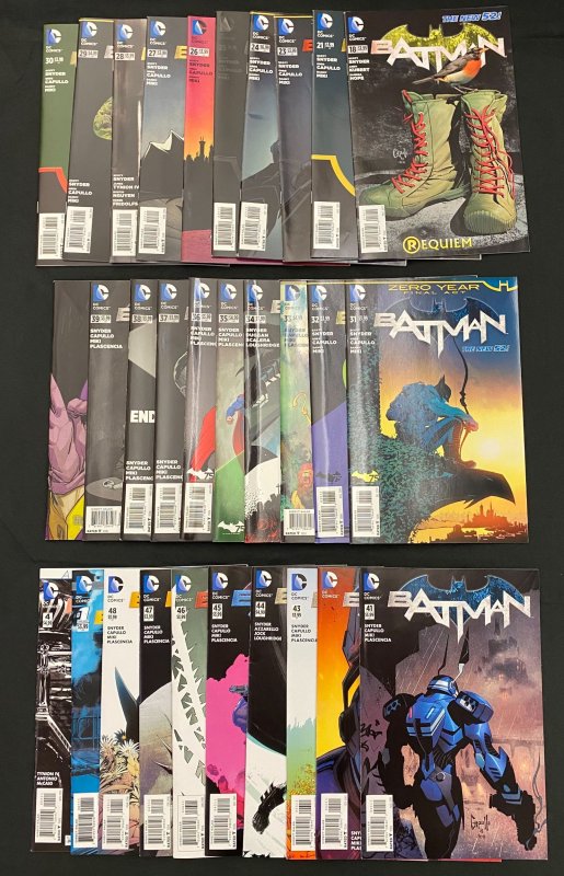 DC New 52: Batman by Scott Snyder - 30 book lot