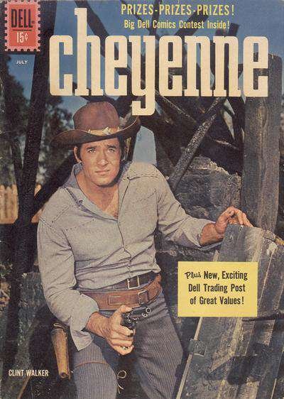 Cheyenne #22 GD ; Dell | low grade comic July 1961 Clint Walker
