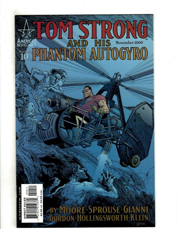 12 Tom Strong Acclaim Comics # 1 2 3 4 5 6 7 8 9 10 11 12 Tom Strange RB15