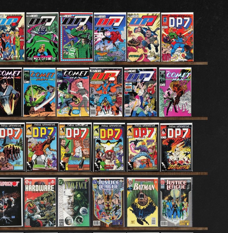 Huge Lot 150+ Comics with Daredevil, D.P.7, The Spectacular Spider-Man & More!