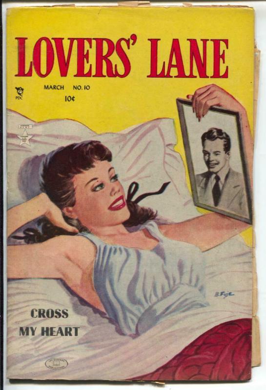 Lover's Lane #10 1951-Lev Gleason-lingerie cover-Bob Fuse-VG/FN 