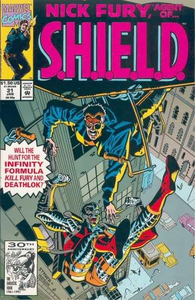 Nick Fury: Agent of SHIELD (1989 series) #31, VF+ (Stock photo)