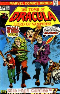 TOMB OF DRACULA (1972 Series)  (MARVEL) #40 Very Good Comics Book