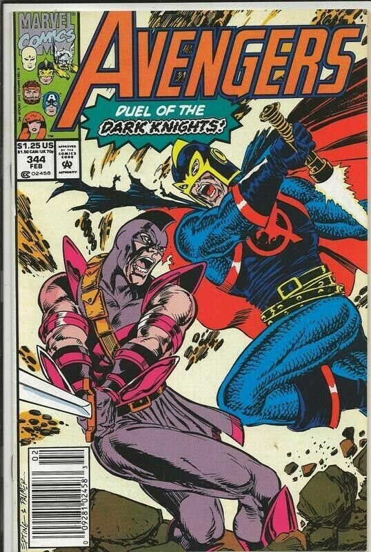 Avengers #344 ORIGINAL Vintage 1992 Marvel Comics  