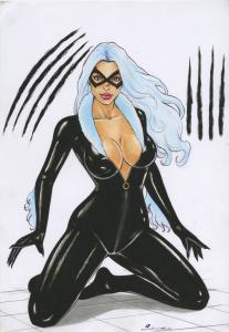 BLACK CAT ILLUSTRATION