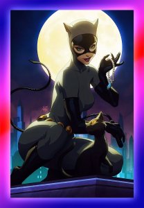 CATWOMAN #14 WoW Stanley Lau Artgerm Key Animated Gem Variant DCU Batman Joker