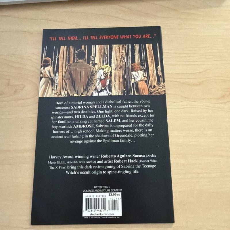 CHILLING ADVENTURES OF SABRINA #1 2014 DIE-CUT Robert Hack Variant