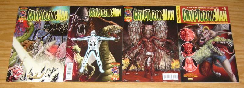 Cryptozoic Man #1-4 VF/NM complete series by comic book men bryan johnson set