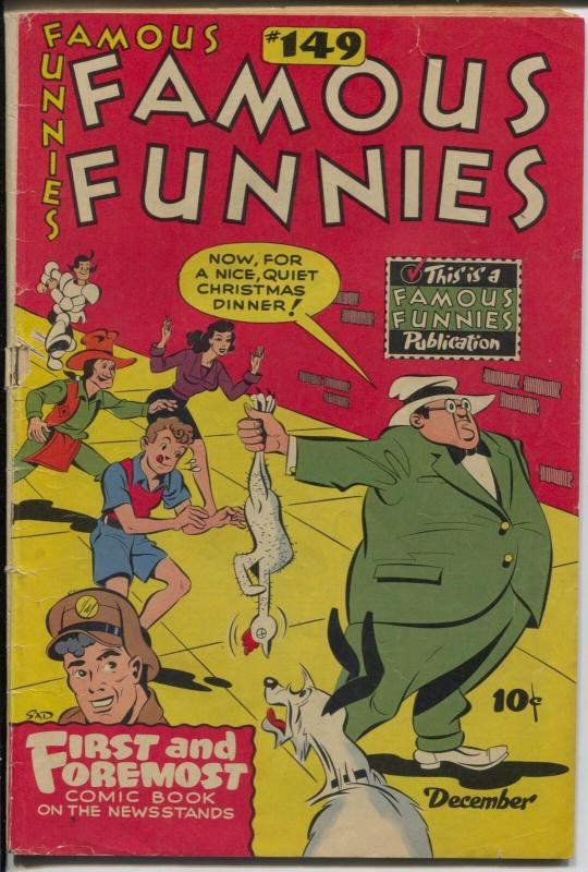 Famous Funnies #149 1946-Buck Rogers-Scorchy Smith-Steve Roper-Dickie Dare-FR