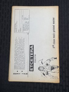 1973 ETCETERA 44pg Fanzine VG 4.0 Dave Cockrum Cover / Alan Kupperberg