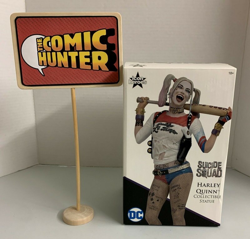 Icon Heroes Suicide Squad Harley Quinn Collectible Statue Limited Edition  