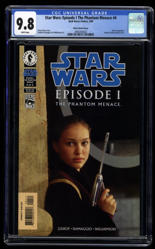 Star Wars: Episode I - The Phantom Menace #4 CGC NM/M 9.8 Photo Variant